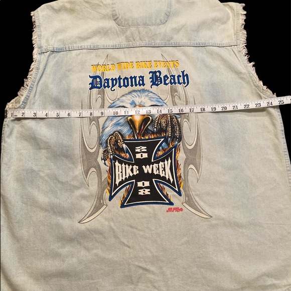 Biker Design Daytona Beach Bike Week 2008 Sleeveless - Picture 2 of 3